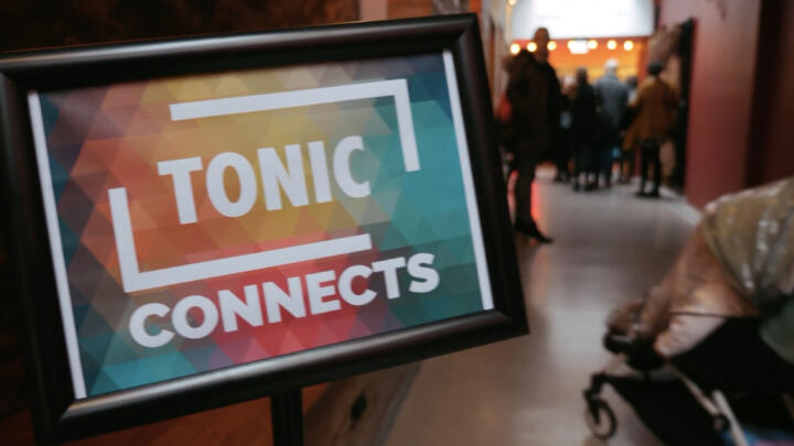 Tonic Connects event signage